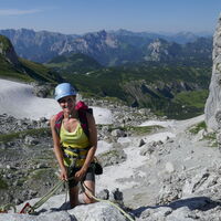 Nach der ersten Seillänge