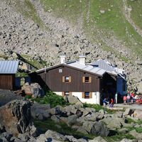 Morgenstimmung an der Tübinger Hütte