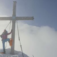 Am Gipfel - der Zirbitzkogel