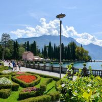 Die Seepromenade in Riva del Garda, fast am Ende der Route!