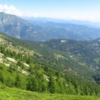 Panorama von Valanza nach Rorà