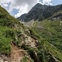 Weg zum Aussichtspunkt Gahwinden
