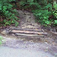 Salzgitter-Gebhardshagen, Waldausgang Wanderweg 21