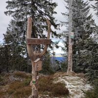 "Gipfelkreuz" mit Buch