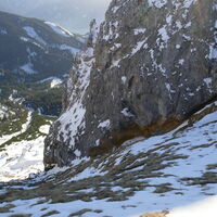 da bin ich schon mit Ski runter - Einfahrt Roßkar
