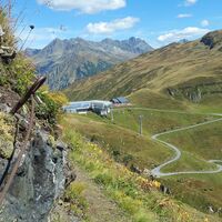 Weg zur Grasjoch Hütte