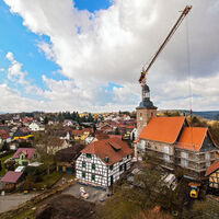Kirchenburg Walldorf: Rekonstruktionszustand 2016