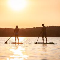 Mit dem SUP auf dem Stausee Bautzen