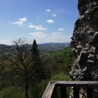 Burgruine Eversberg Ausblick