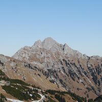Blick von der Gaichtspitze auf den Hahnenkamm