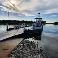 Fähre über die Elbe zwischen Havelberg und Werben