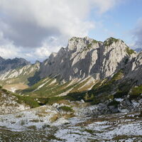 Grabnerstein mit Abendsonne