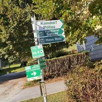 Markierung am HB8, ApfelLand-Stubenbergsee in der Oststeiermark