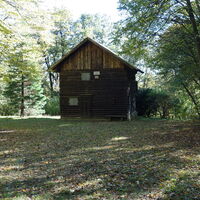 Jagdhütte nach dem Kreuzweg