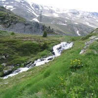 Klarwasserbäche am Foscagno-Pass