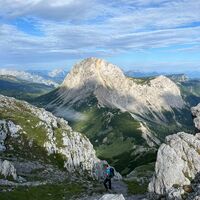 Ankunft am Plateau der Schaufelwand