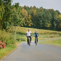 Radfahren im Herbst in St. Ruprecht an der Raab, Oststeiermark