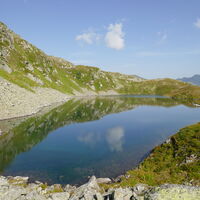 beim einsamen Erzwiessee angekommen