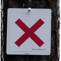 10 Markierung rotes X