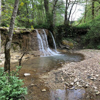 Wasserfall der Schlichem bei Hausen am Tann