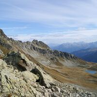 Blick vom Gafierjöchle zum Schafberg Hochplateau