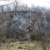 Salzgitter-Bad, Steinbruch am Wanderweg 6 und 7