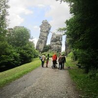 Externsteine, Natur- und Kulturdenkmal - das bedeutende Ausflugsziel im Naturpark Teutoburger Wald
