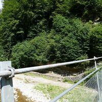 Hängebrücke - Schwarzwasser-Sense-Schluchtenweg Etappe 2