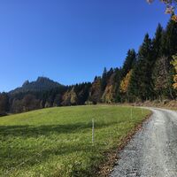 Blick auf den Kitzel  am Rückweg
