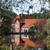 Wassermühle entlang des Elbe-Katemin-Wegs