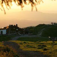 Abendstimmung mit Hörnle Hütte