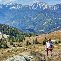 Gipfelanstieg mit Aussicht