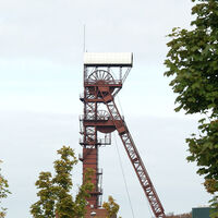 Förderturm der ehemaligen Zeche in Hückelhoven