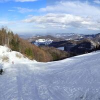 Aufstieg Blick zurück