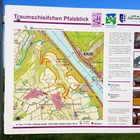 Traumschleifchen Pfalzblick - Wandertafel