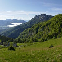 Panorama oberhalb der Gradnalm