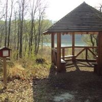 Stempelstelle 18 an der Schutzhütte am Reihersee