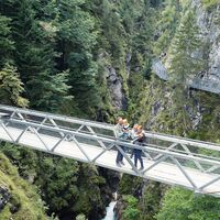 Brücke in der Leutascher Geisterklamm
