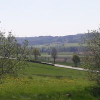 Halbersberg mit Blick auf die Staatsstraße
