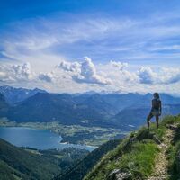 Ausblick am Weg zum Schafberg