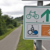 Bodenseeradweg - immer geradeaus