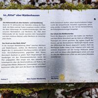 Infotafel "Rittelhöhe"