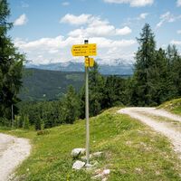 Wegweiser am Stoderzinken