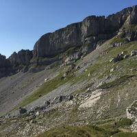 Felswände des Hohen Ifen