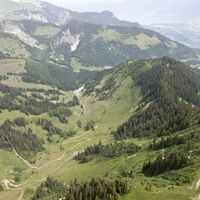 Blick auf Plan de Croix et Chétillon