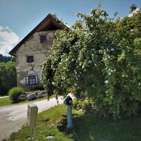 Gehöft in Reithof, Naturpark Almenland in der Oststeiermark