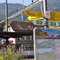 Ausgangspunkt beim Bahnhof Unterterzen
