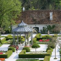 Der Rosengarten im Schloss Herberstein