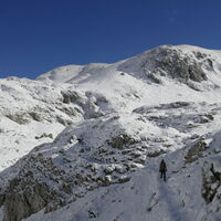 Rückblick Richtung Karlhochkogel