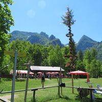 Almtaler Haus - Habernau/Jagersimmerl - Almsee - Hochpfad/Gschirrsattel -  Offensee - Jh. Fahrnau - Rindbachschlucht - Ebensee